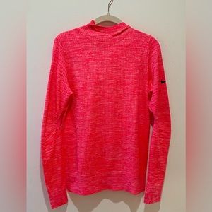 Nike pink hyperwarm hooded pullover size L in like new condition.